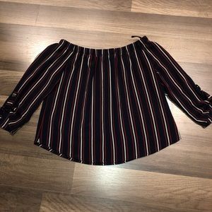 Off the shoulder blouse